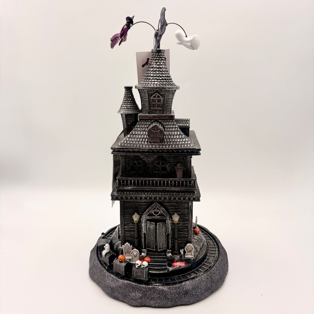 Well Dressed Home LED Lighted Musical Haunted House Animated Halloween Decor